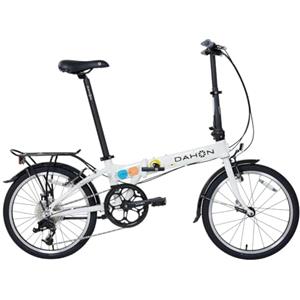 Dahon Mariner D8 40th Anniversary Bicicletta Pieghevole Telaio in alluminio di alta qualità Ruote da 20 pollici Deragliatore a 8 velocità bianco
