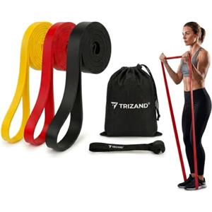 Generico KIT Elastici Fitness con Ancoraggio Porta - Set 3 Bande Elastiche Palestra Resistenza Progressiva - Fasce Elastiche Fitness Uomo Donna - Crossfit Yoga Pilates - Sacca Inclusa