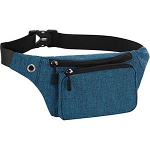 HAWEE Elegante Marsupio Sportivo Cintura Corsa Leggero Unisex Marsupio Corsa Multicolor Esecuzione Pouch con Cintura Regolabile e Jack per Cuffie per Uomo Donna Corsa Jogging Ciclismo Escursionismo