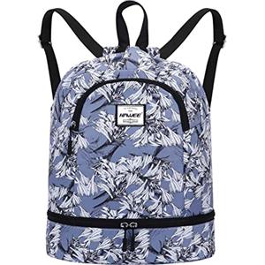 HAWEE Sportivo Zaino Grande Impermeabile Borsa da Palestra Sacca con Tasca Interna Unisex per Vita Quotidiana Scuola Sport All'Aperto Tempo Yoga Libero Spiaggia Nuoto