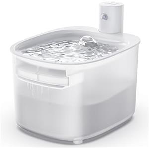 Nenozi Fontanella per Gatti Senza Fili - Batteria con Sensore di Movimento -2.6L Fontana Automatico D'acqua Cani con Pila 3000mAh Ricaricabile Distributore Silenzioso Abbeveratoio - Dispenser Acqua Animali