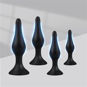 Bumsjvan SX01-Articolo Nero Di Buona Qualità In 4 Pezzi Ṕlūg Ḁnàli Ḁnàlé Ḅūṱṱ ḀnâlêŜêx Pîccólo Dilàtâtore Ânâls Dónna Ḁmǎl Ânâlṕlūg Tóy Dídò ânÈlli ḈoḈkríng ḈoḈk pÈnís ríng Ḿâsṯurbṯöre uṑmo ḿâsturbâtöri