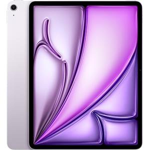 Apple iPad Air 13 (M2): display Liquid Retina, 128GB, fotocamera frontale orizzontale da 12MP, fotocamera posteriore da 12MP, Wi Fi 6E, Touch ID, autonomia di un giorno intero — Viola