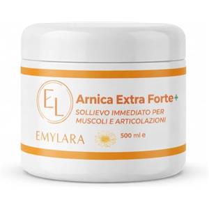 EMYLARA Arnica Extra Forte + Gel Massaggio Rinfrescante 500 ml - Arnica Montana - Mentolo - Menta Piperita - Uso Frequente, Assorbimento Rapido