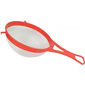 Tredoni - Setaccio in rete di nylon fine 22 cm, setaccio per farina, cannella/zucchero in polvere, 22 cm