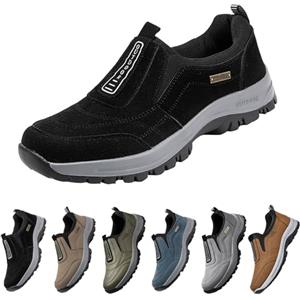 generisch Podowalk, scarpe da trekking e comfort, scarpe ortopediche da uomo, scarpe sportive traspiranti, leggere, naturstep, ortopediche, orthofit, unisex, Nero , 54