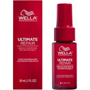 Wella Ultimate Repair Miracle Hair Rescue Spray 30ml - Trattamento Ristrutturante per Capelli Danneggiati in 90 Secondi con AHA e Omega-9