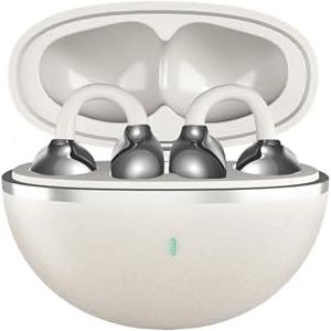 ZIPFORCE TWS - Auricolari Bluetooth 6.0 con clip per auricolari leggeri, riduzione del rumore, chiamate HD, ergonomici, per uso quotidiano, lavoro, viaggi