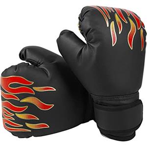 Ecoticfate Guantoni da boxe per bambini, per sacco da boxe, kickboxing, Muay Thai, MMA - età 3 - 9 anni, imbottitura in pelle sintetica EVA