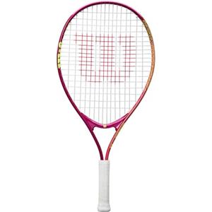 Wilson Racchetta Da Tennis Intrigue Jr 23, Telaio Leggero Per Maneggevolezza, Offre Un Gioco Stabile e Colpi Potenti, Corde Delicate Sul Braccio, Colore: Marrone/Rosa, Misura: 23