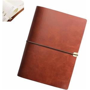 YINGLUOEU A5 Diario Di Viaggio In Pelle Taccuino Da In Pelle Artificiale Quaderno Di Vintage Ricaricabile Per Scuola Ufficio Viaggi Lavoro