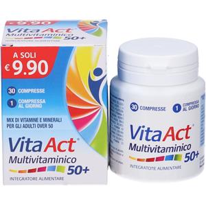 F&F Srl Vita Act 50+ - Multivitaminico per Over 50, 30 Compresse