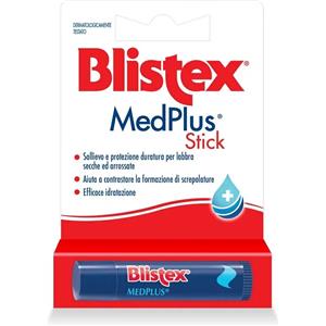 Blistex MedPlus Stick Labbra 4,25g - Sollievo Immediato per Labbra Secche e Arrossate con Formula Idratante