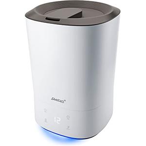 Steba Umidificatore, controllo dell'umidità dell'aria dal 30% al 90%, serbatoio dell'acqua da 5,5 litri, per stanze fino a circa 25 mq, LB 8