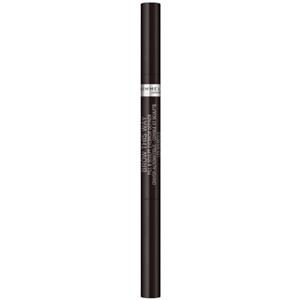 Rimmel London Brow This Way Fill & Sculpt - Matita per Sopracciglia 0,25 g Soft Black con Scovolino