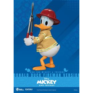 Beast Kingdom Action Figure 1/9 Donald Duck Fireman - Mickey & Friends Dynamic 8ction Heroes
