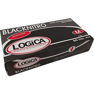 LOGICA Guanti monouso pesanti Nero Medio