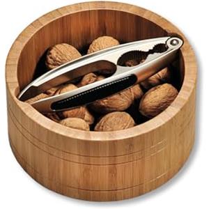 Kesper 62822 Ciotola di Noci Rotondo bambù Marrone 17 x 17 x 8 cm