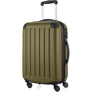 Hauptstadtkoffer Spree - Bagaglio a mano, 55 × 36 × 21 cm, TSA, 4 ruote, 42 litri, valigia da viaggio, valigia rigida, trolley, bagaglio da cabina, espandibile, Avocado