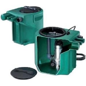 Lowara Stazione di Sollevamento Midibox FP con Elettropompa Domo 7 VX 0,75 HP e Galleggiante Incorporato