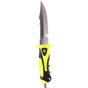 CRESSI Argus Coltello Subacqueo Unisex Adulto Nero/Giallo - Lunghezza 26.8 cm