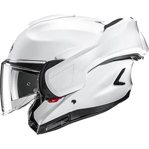 HJC, Casco Moto Modulare F100 UNI Pearl White, XS