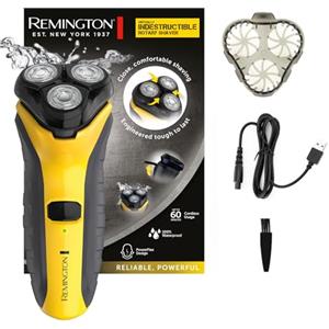 Remington Rasoio elettrico Barba - Utilizzo su asciutto e bagnato - Design in policarbonato molto resistente, lame a doppio binario, rifinitore di precisione comfort + regolabarba, PR1855