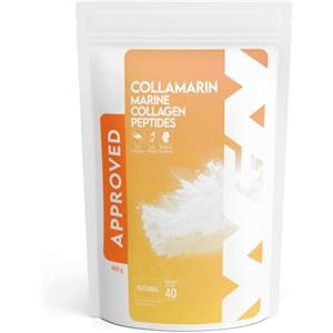 WORLD'S FOOD NUTRITION WFN Approved Collamarin - Collagene marino polvere - 400g - Sabor neutro - Collagene Idrolizzato di Pesce - Fabricado y probado en Alemania