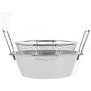 Lar Friggitrice Inox con Cestello Cm.30
