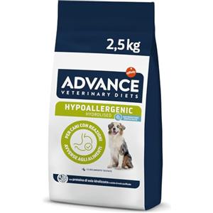 Generico Advance Veterinary Diets Hypoallergenic Cibo Secco Cani 2.5kg - Crocchette Idrolizzate per Allergie e Intolleranze, Supporto Gastroenterico e Cutaneo, Proteine Soia 100% Idrolizzate, Alta Digeribilità