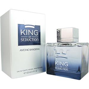 Antonio Banderas King Of Seduction - Eau de Toilette 100ml, Fragranza Legnosa e Aromatica per Uomo