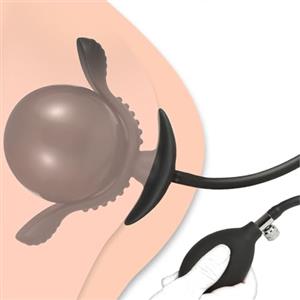 HCUDFN Pompa for dilatatore anale SM, grande, in silicone, con perline anali aperte, dilatatore anale, dildo SM, espansione ano-vagina, giocattoli sessuali for donne e uomini