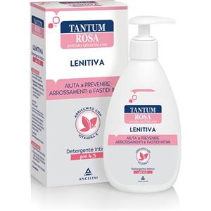 Tantum Rosa Detergente Intimo Lenitivo 200 ml - pH 4.5, Formula Naturale per Freschezza e Sollievo