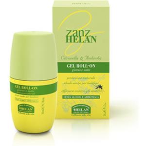 HELAN Zanzhelan Gel Roll-On 50ml - Gel Antizanzare Naturale con Oli Essenziali