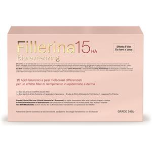 Fillerina 15 HA Biorevitalizing Grado 5 - Kit Completo con PreFillerina e Velo Biorivitalizzante per Trattamento Anti-Età
