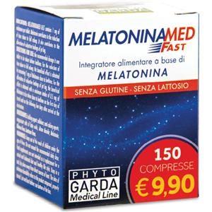 Phyto Garda Melatoninamed Fast - Integratore Sonno 150 Compresse con 1 mg di Melatonina