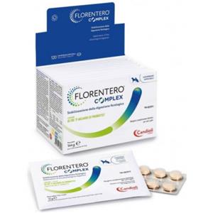 Candioli Florentero Complex - 120 Compresse Probiotiche per Cani e Gatti per la Stabilizzazione della Digestione