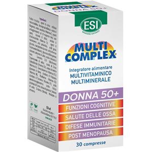 ESI Srl Esi Multicomplex Donna 50+ - Integratore multivitaminico e multiminerale per donne in menopausa - 30 compresse