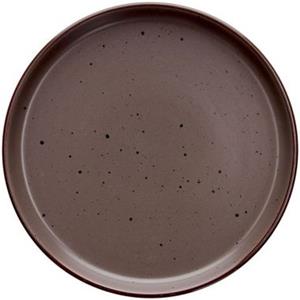 Tognana Piatto Dessert 20,5 Cm Bruges Stoneware Marrone LINEA URBAN di Tognana