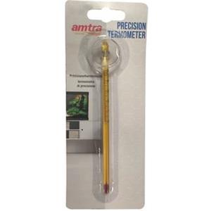 Amtra Termometro Slim per Acquario in Vetro con Ventosa - Preciso e Galleggiante