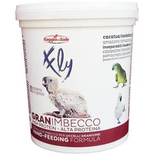 Raggio di Sole Granimbecco 500GR - Formula Completa per Pappagalli con Alto Contenuto Proteico e Nutrienti Ottimali