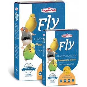 Raggio di Sole Fly Pastoncino Giallo 1KG per Uccelli Granivori - Nutriente con Uova e Miele