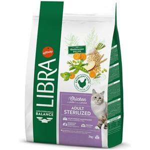 AGRI90 S.R.L. LIBRA GATTO ADULT STERILIZED POLLO 1,5KG - Cibo Secco per Gatti Adulti Sterilizzati