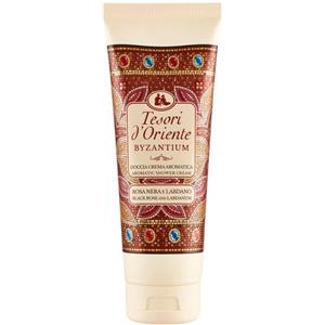 Tesori d'Oriente Doccia Crema Byzantium 250 ml - Fragranza Rosa Nera e Labdano, Deterge e Idrata