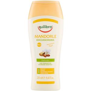 Equilibra Docciaschiuma Mandorle 250ml - Delicato, Reidrata e Nutre la Pelle Abbronzata