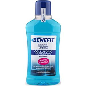 Benefit Colluttorio Rinfrescante 500ml - Senza Alcool, Intensa Freschezza e Riduzione della Placca