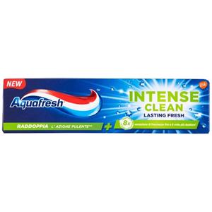 Aquafresh Dentifricio Intense Clean Lasting Fresh - Freschezza Duratura e Pulizia Profonda con Microcristalli