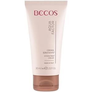Becos - Aqua Factor Crema Idratante Viso 30ml + Cleansing Star Acqua Micellare Multiattiva 3 in 1 50ml + Pochette