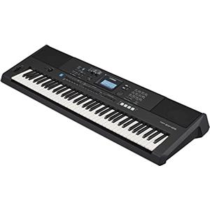 Yamaha Digital Keyboard PSR-EW425 - Tastiera Digitale Versatile - Design Portatile con 76 Tasti a Tocco Sensibile, 820 Voci e Pannello di Controllo LCD - Nero