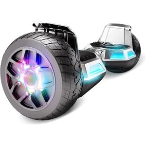 SISIGAD 8,5" Hoverboards, Todoterreno, Hoverboards con Bluetooth, Hover Boards flotantes para Niños Adolescentes Adultos